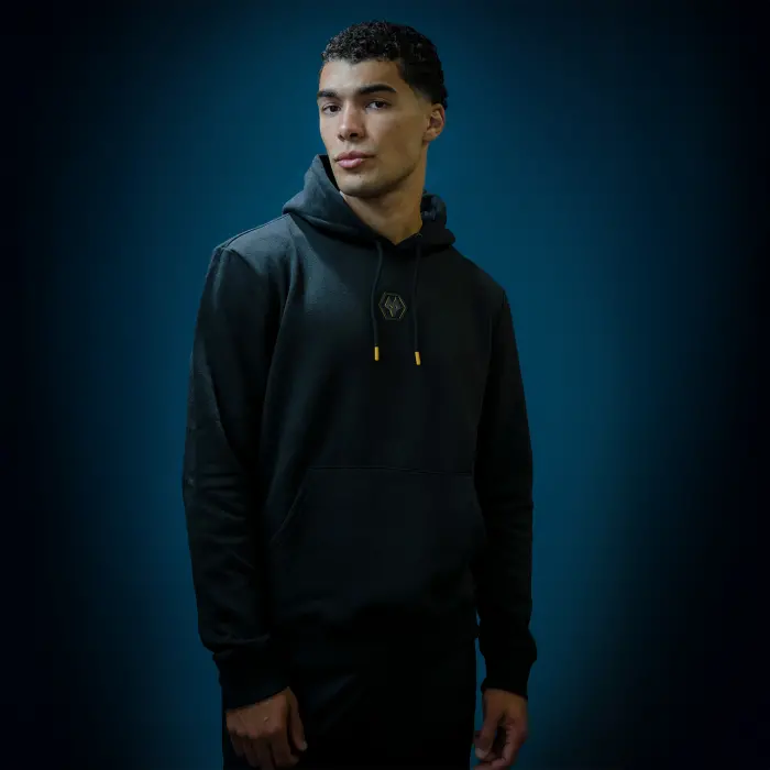 Wolverhampton Wanderers Shop | Blackout Hoodie – Black Wolverhampton Wanderers Merchandise